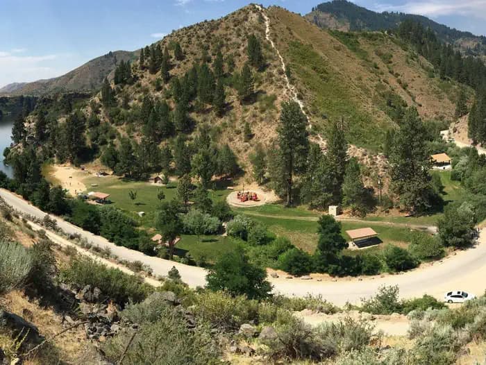 ROBIE CREEK PARK GROUP SHELTER campground in Idaho