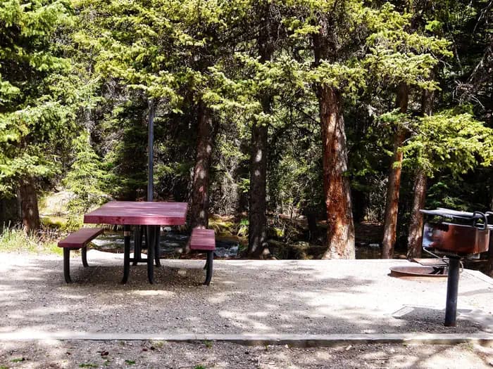 MIDDLE FORK campground in Wyoming
