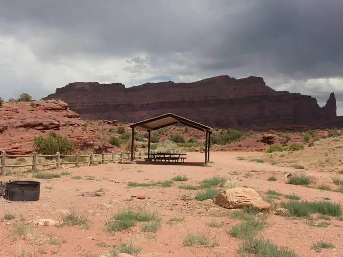 Upper Onion Creek Group Site campground in Utah