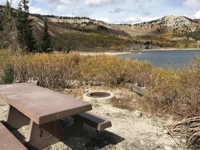 FERRON RESERVOIR campground in Utah