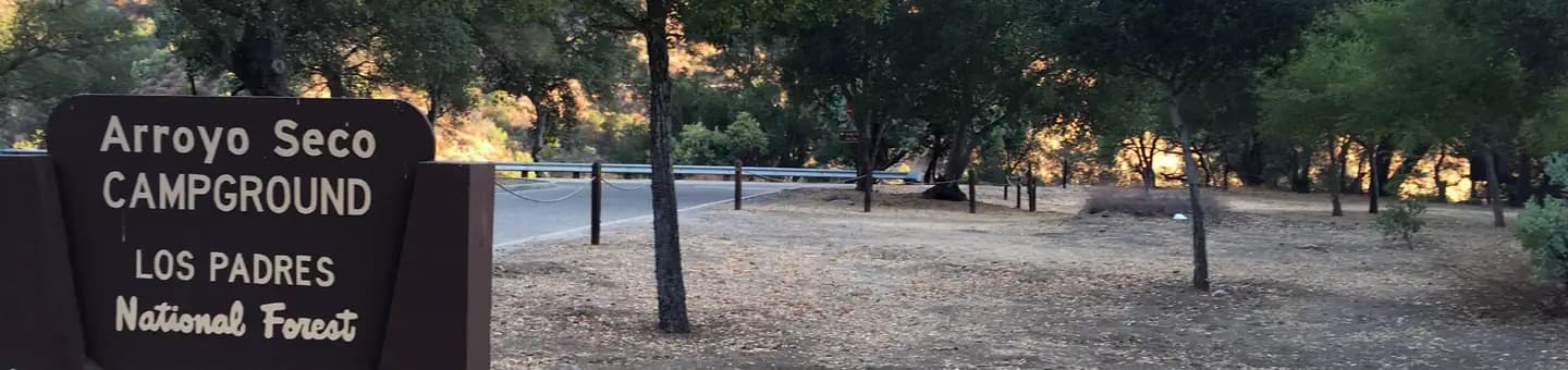 ARROYO SECO campground in California