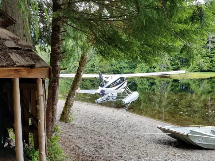 SALMON LAKE CABIN THORNE BAY campground in Alaska