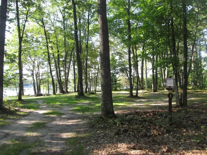 Gooseneck Lake Campsites campground in Michigan