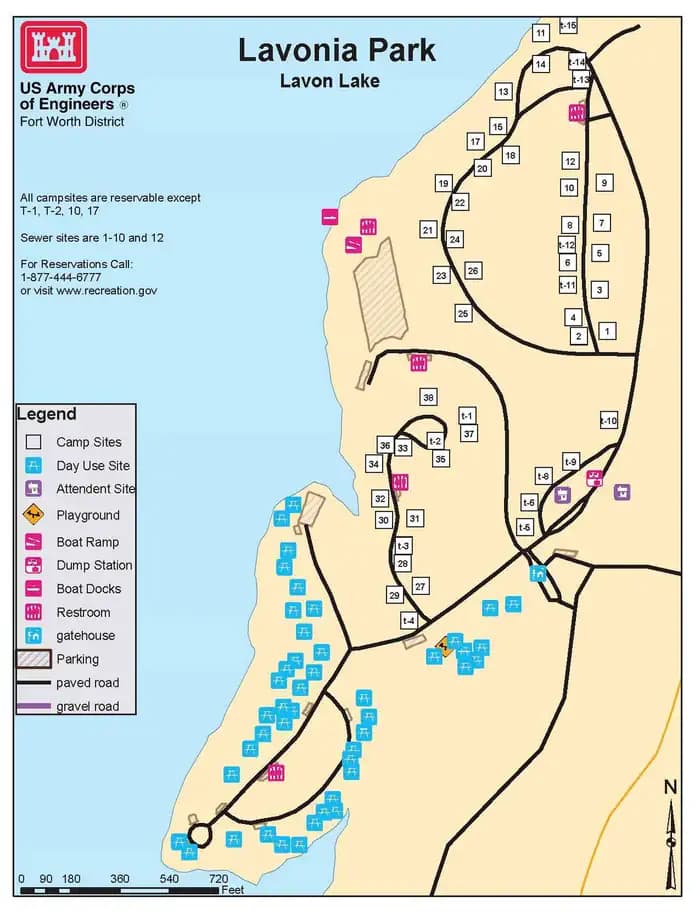 LAVONIA campground in Texas