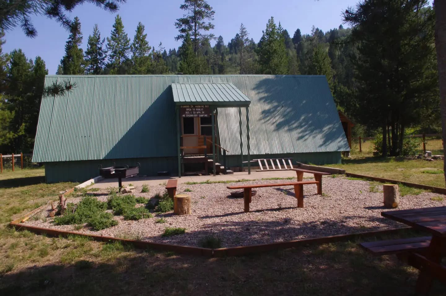 Diamond Creek Guard Station campground in Idaho