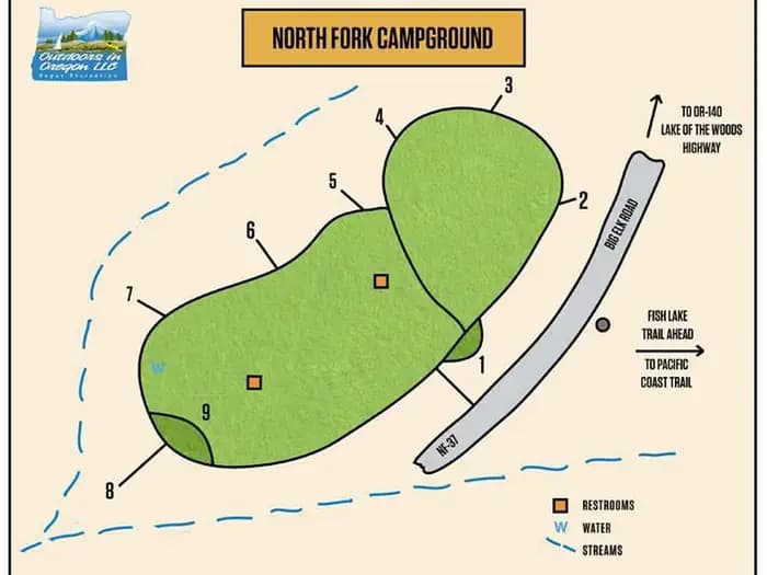 NORTH FORK CAMPGROUND (OR) campground in Oregon