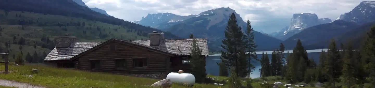Green River Lake Lodge campground in Wyoming