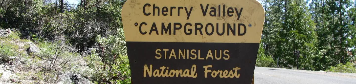 CHERRY VALLEY campground in California