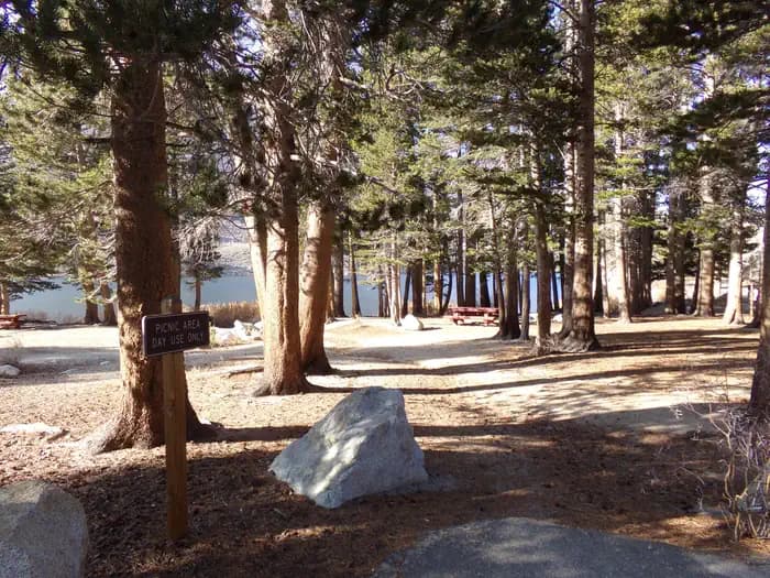 Rock Creek Lake (Inyo National Forest, CA) campground in California