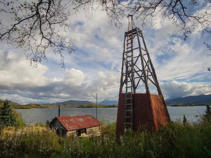 Fure's Cabin campground in Alaska