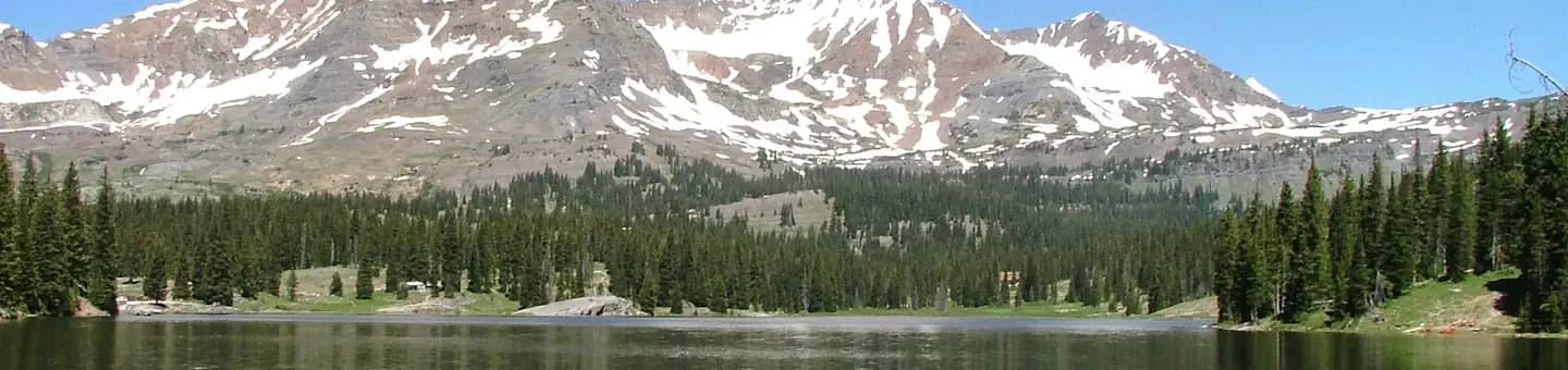 LAKE IRWIN campground in Colorado