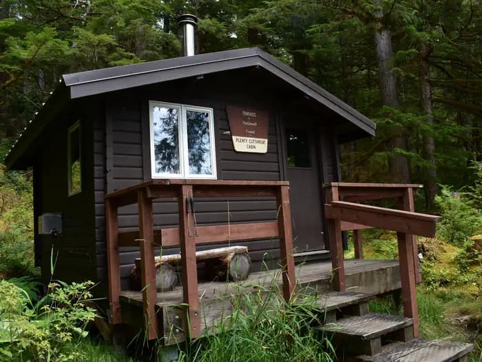 PLENTY CUTTHROAT CABIN campground in Alaska