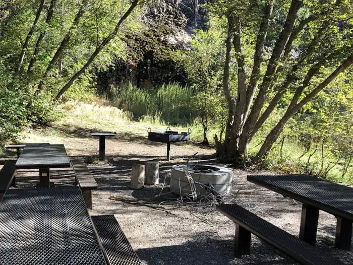 MAPLE CANYON campground in Utah