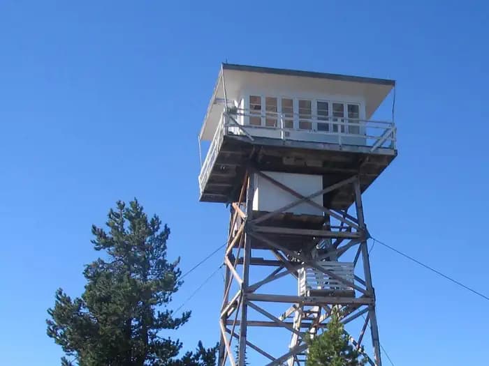 BIG CREEK BALDY. LOOKOUT RENTAL campground in Montana
