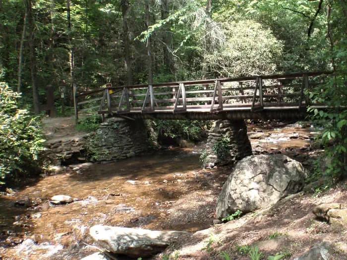 Desoto Falls Recreation Area campground in Georgia