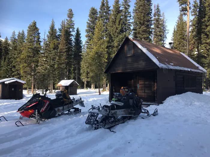 CHALLENGE CABIN campground in Montana