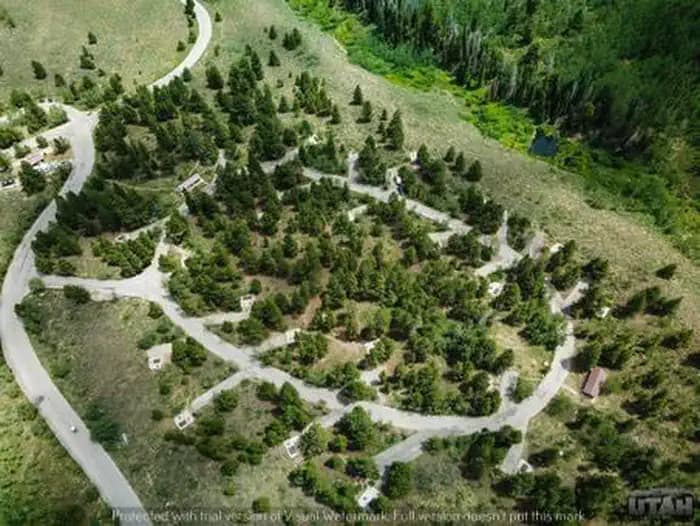 CURRANT CREEK campground in Utah