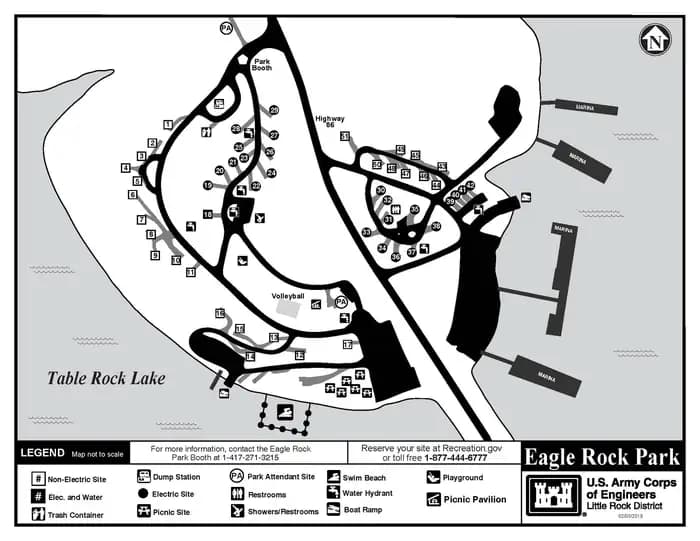 EAGLE ROCK campground in Missouri