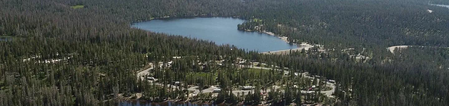 WASHINGTON LAKE campground in Utah