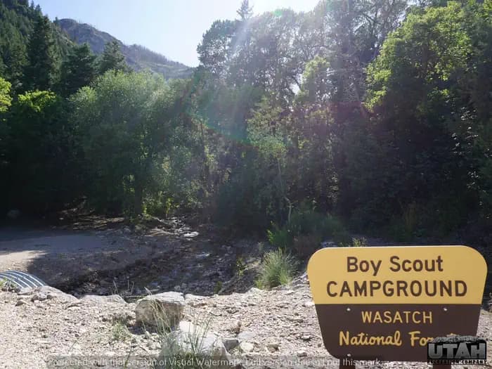 BOY SCOUT campground in Utah