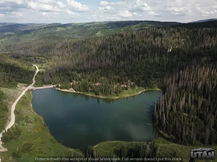 MILL HOLLOW campground in Utah