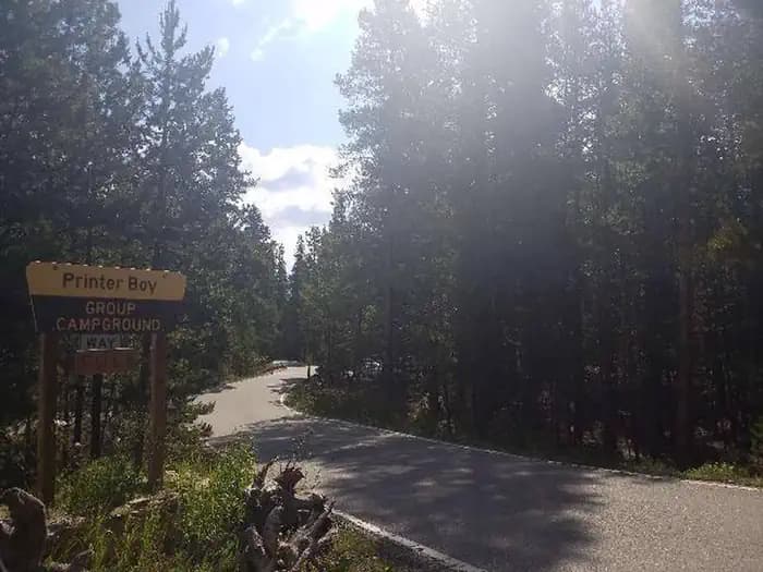PRINTER BOY campground in Colorado