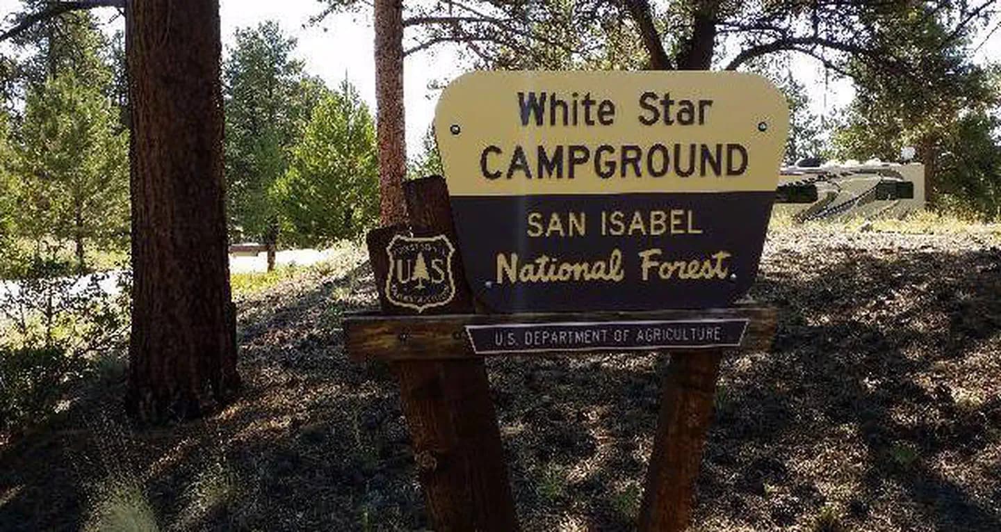 WHITE STAR campground in Colorado