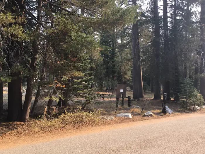 (Lake Alpine) Backpackers campground in US