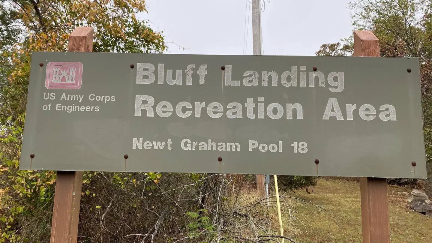Bluff Landing Campground in Oklahoma