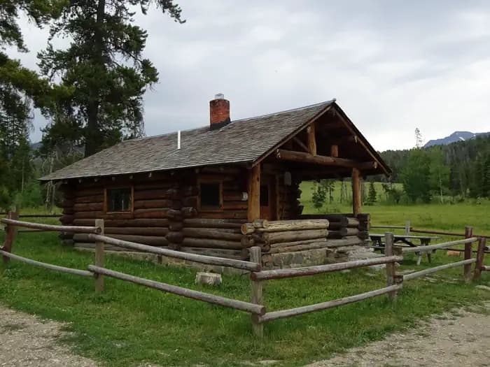IBEX CABIN campground in Montana
