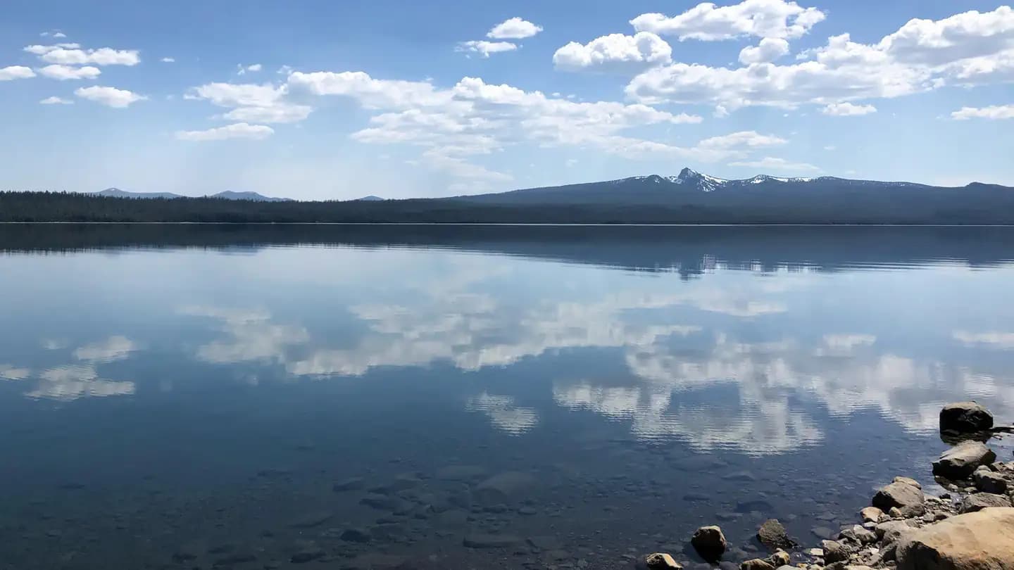 Crescent Lake Yurts campground in Oregon