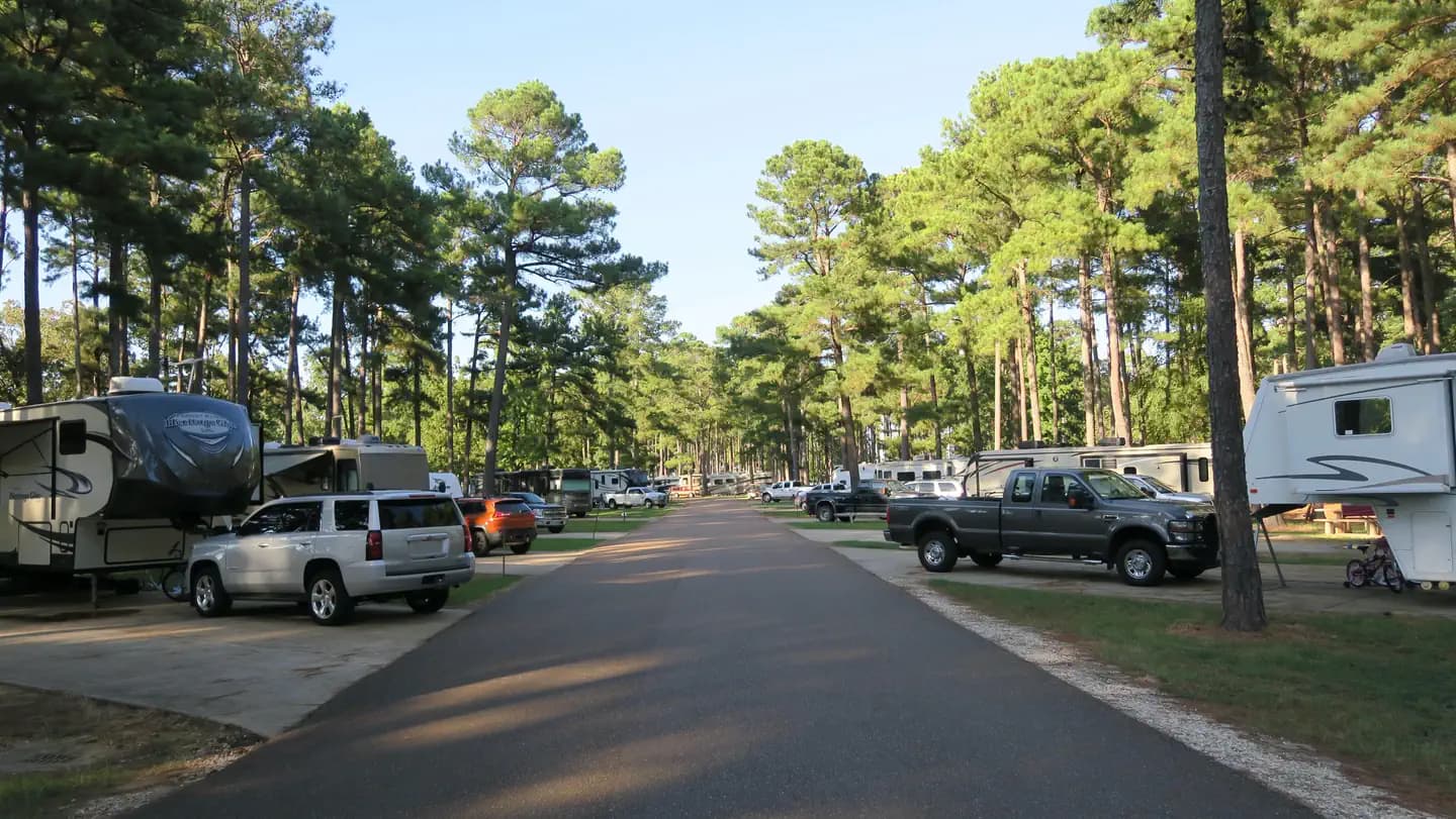 Persimmon Hill Day Use Area campground in Mississippi