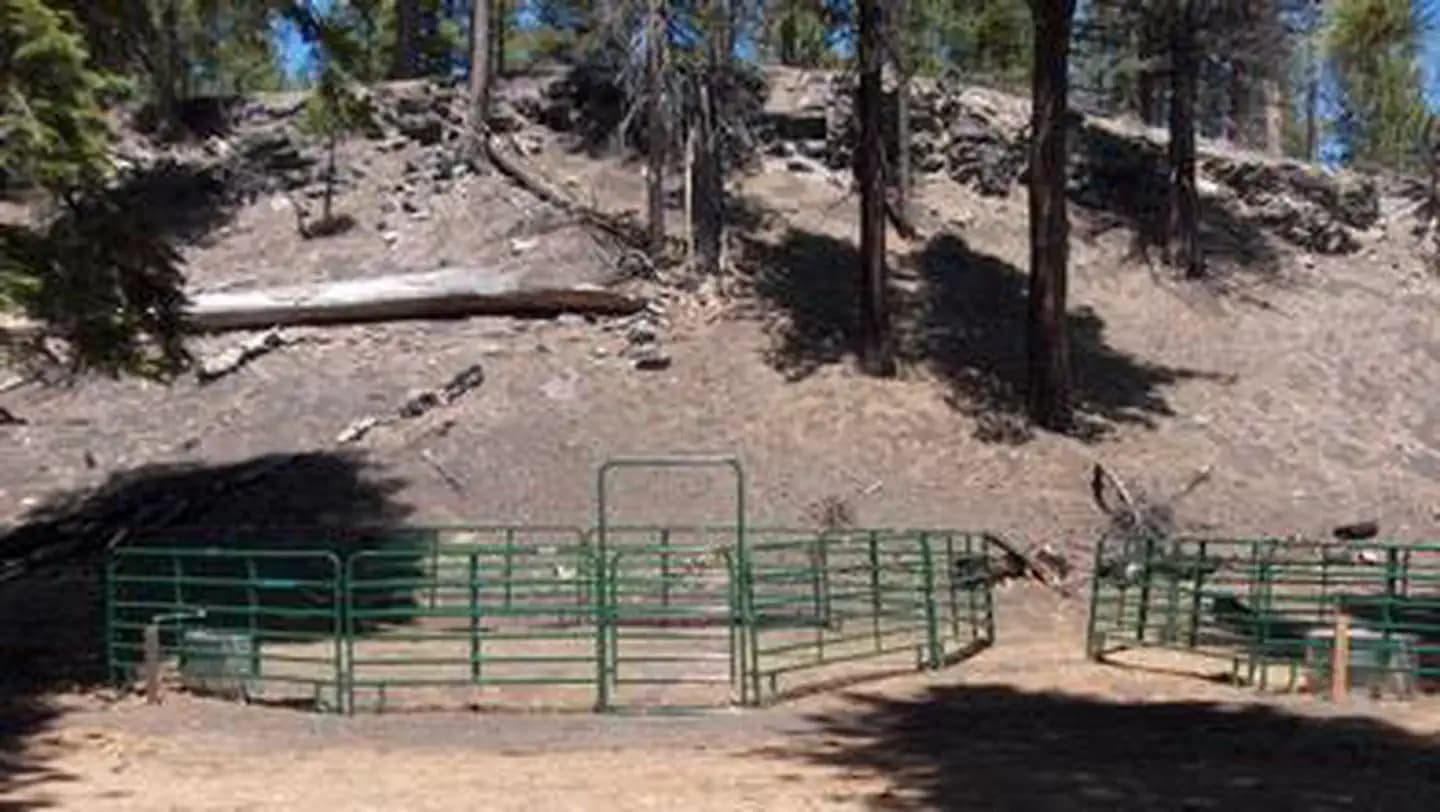 BUTTE LAKE STOCK CORRAL campground in California