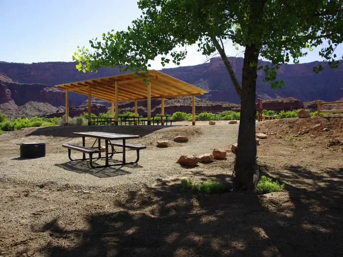 Hittle Bottom Group Site campground in Utah