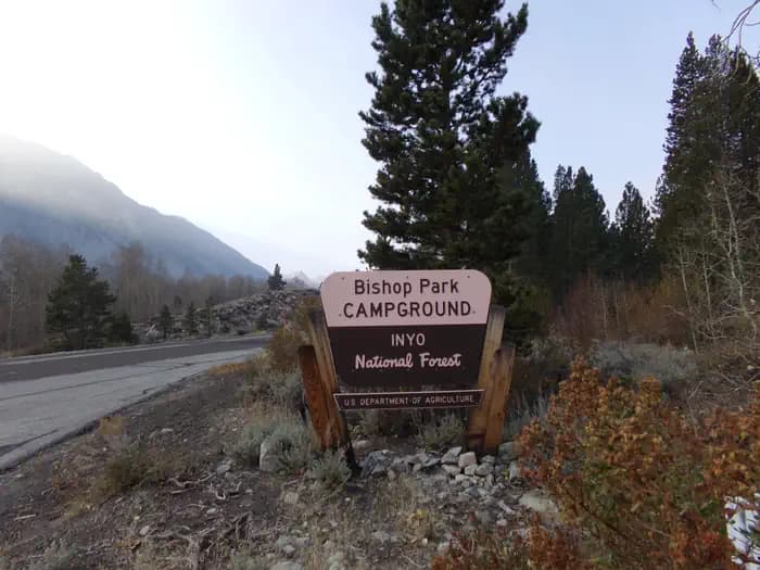 Bishop Park Campground (Ca) in California
