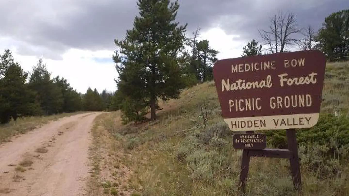 Hidden Valley Group Site campground in Wyoming