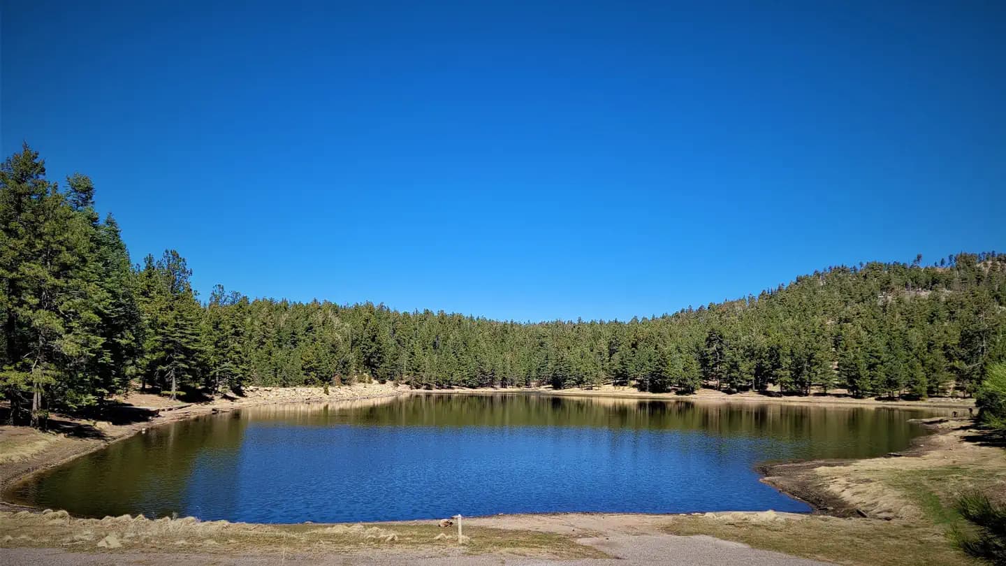 Riggs Lake campground in US