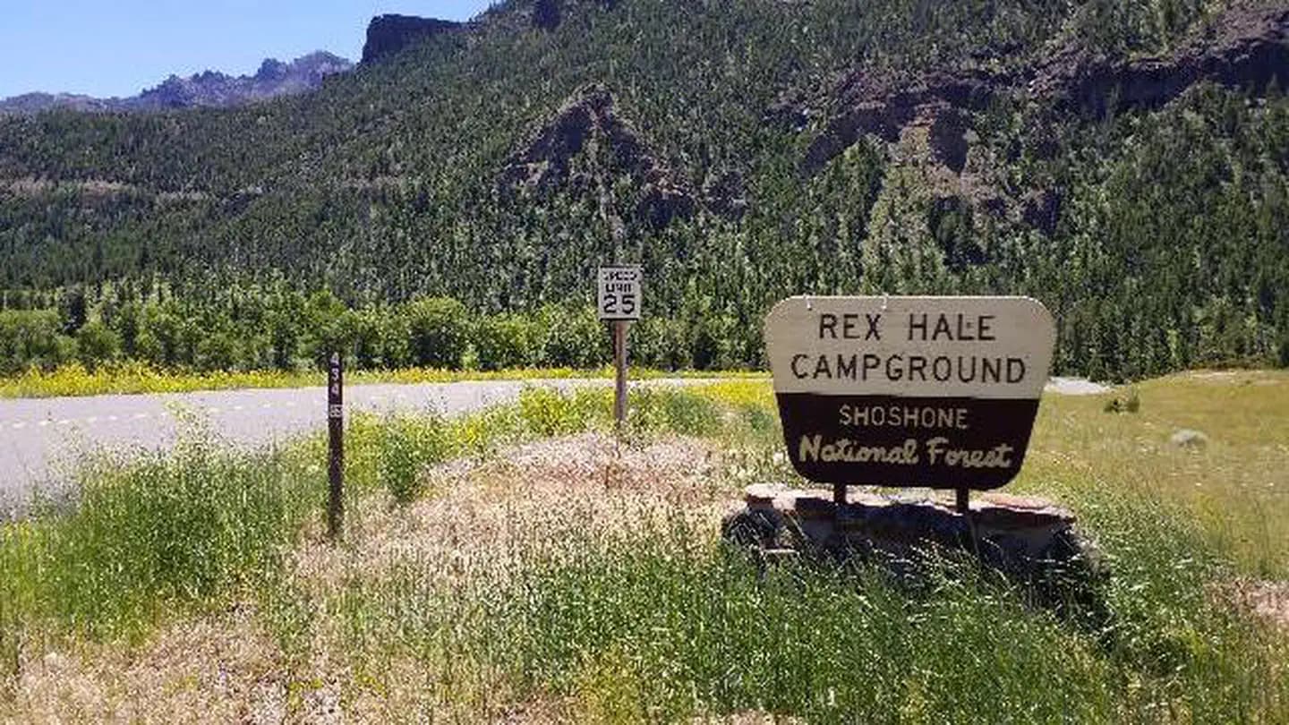 REX HALE campground in Wyoming