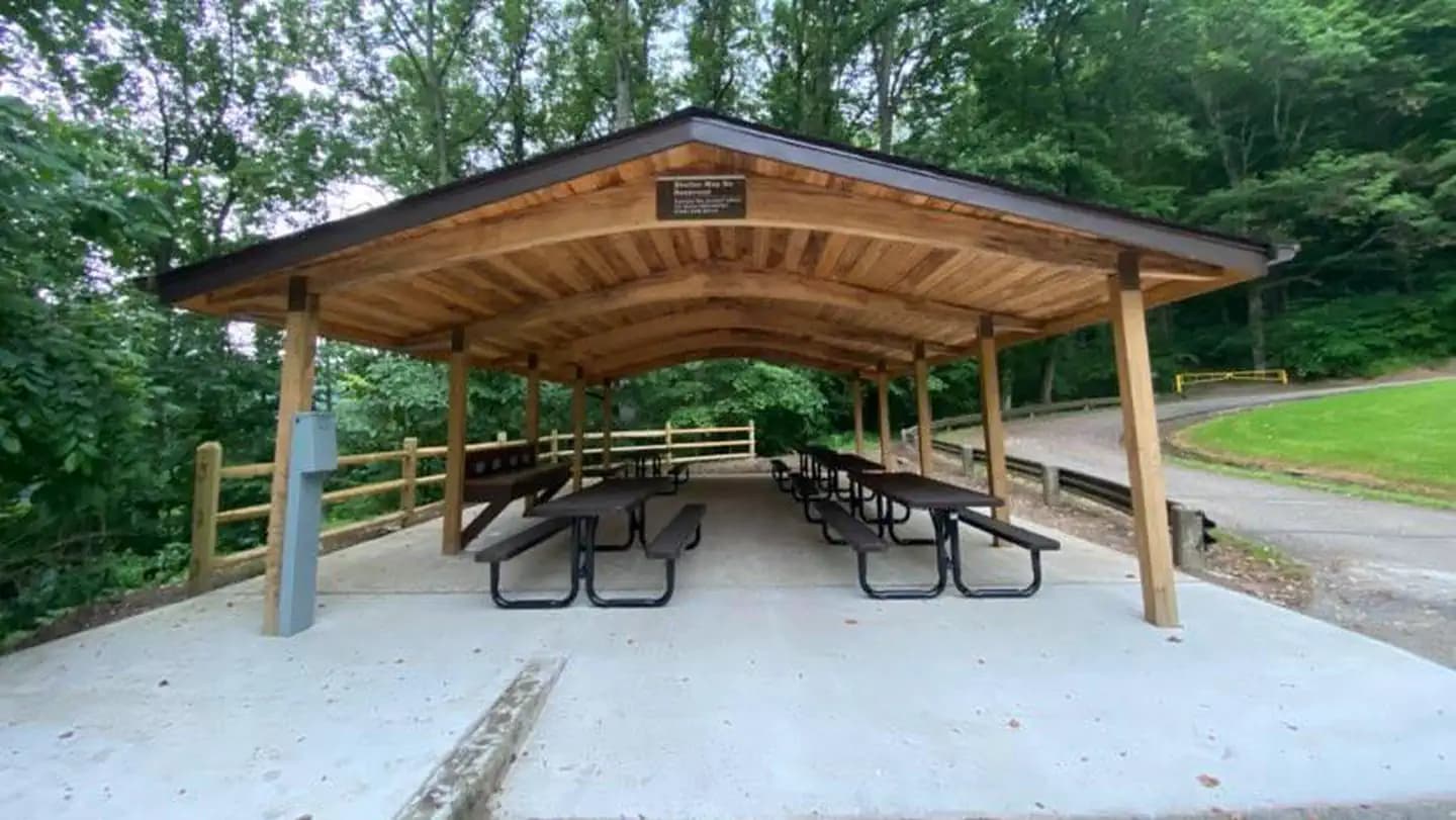 Loyalhanna Lake Pavilions campground in Pennsylvania