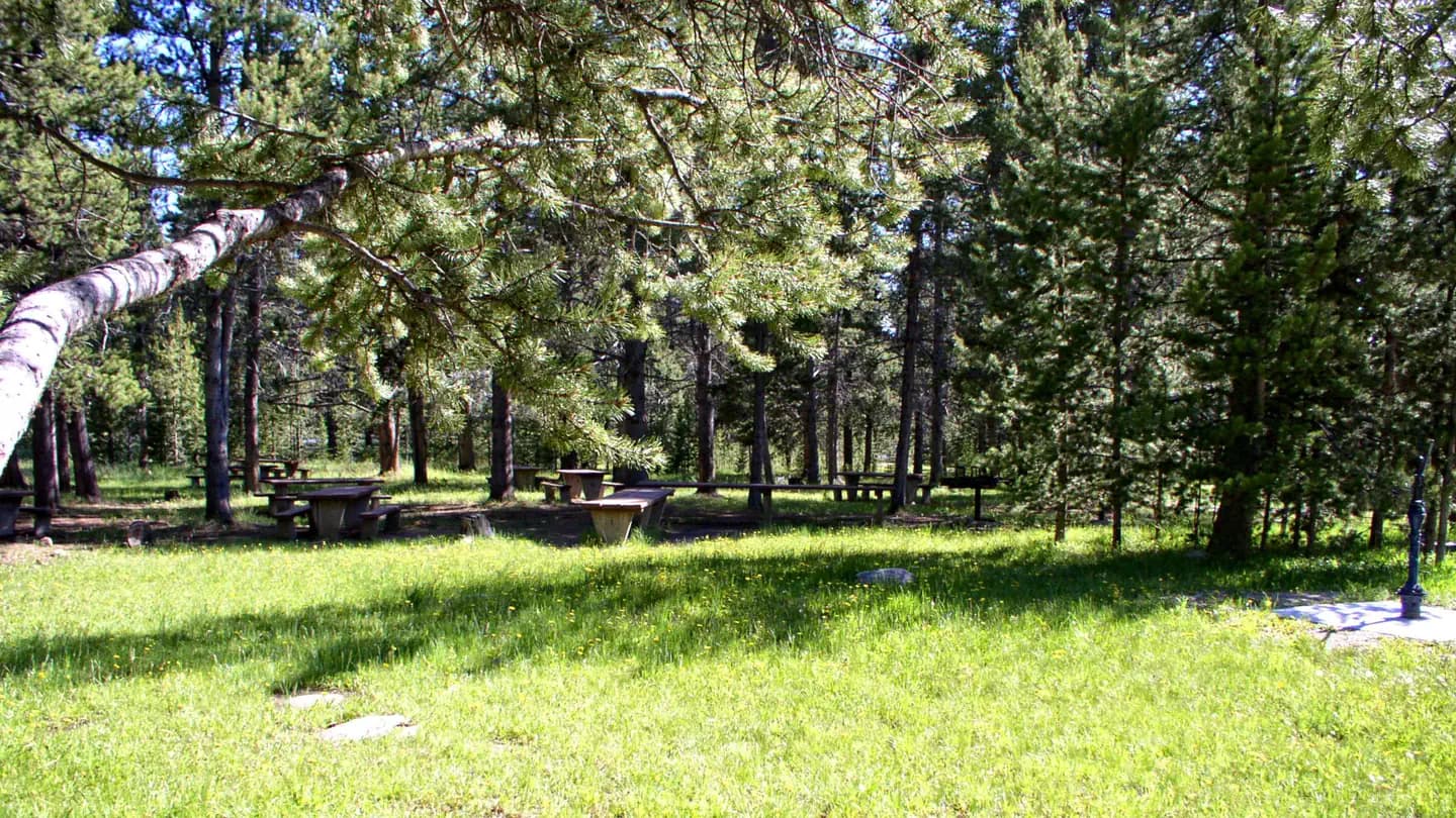 WILLOW PARK campground in Wyoming