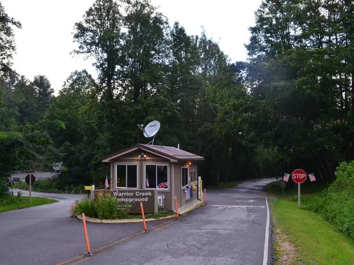 WARRIOR CREEK campground in North Carolina