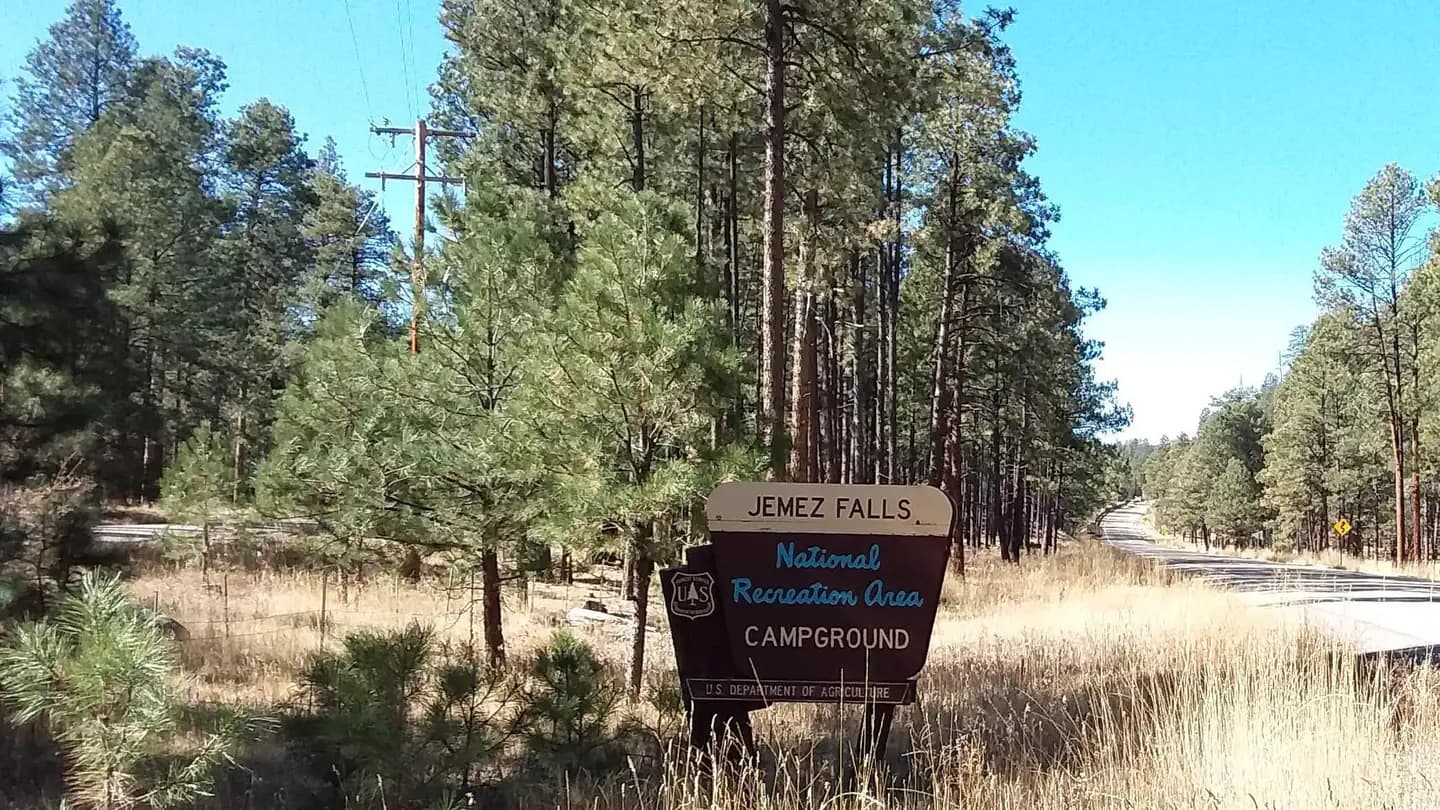 JEMEZ FALLS (NM) PICNIC AREA campground in New Mexico