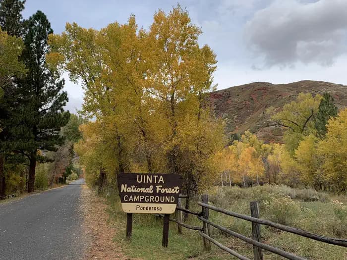 PONDEROSA UINTA campground in Utah