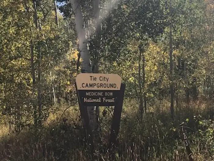 Tie City Campground (WY) campground in Wyoming