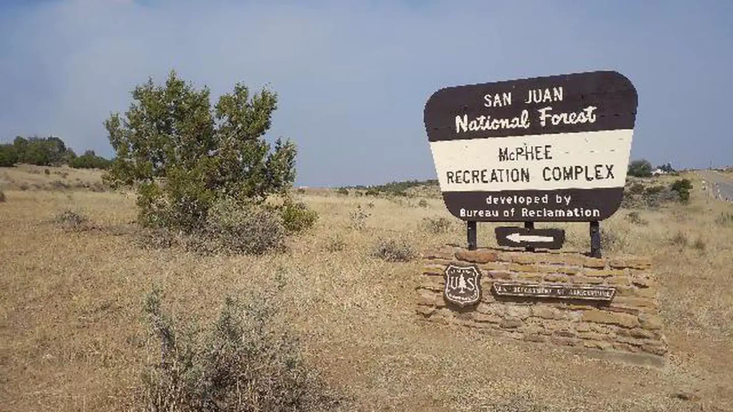 MCPHEE RECREATION COMPLEX campground in Colorado