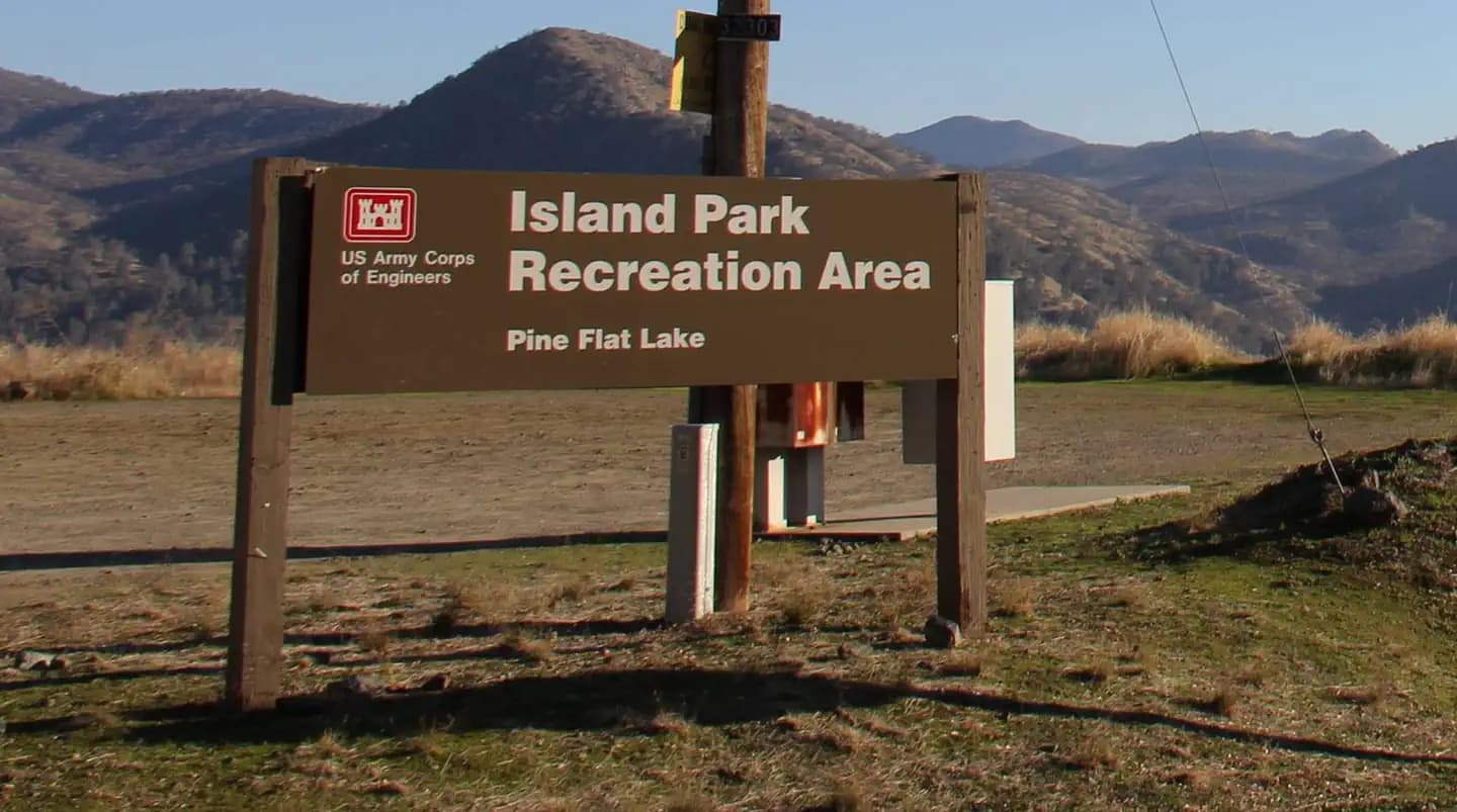 ISLAND PARK campground in California