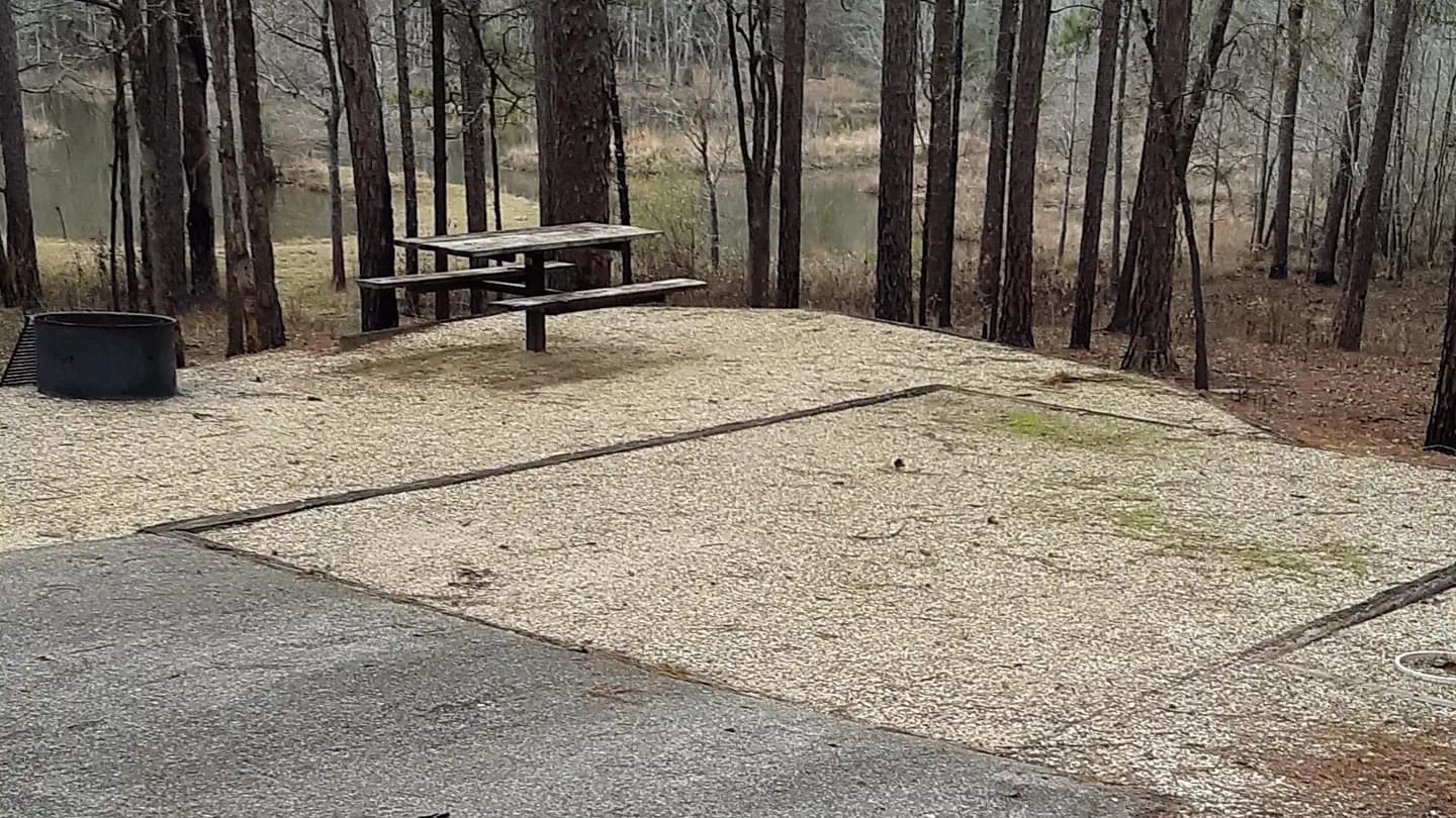 Turkey Fork Recreation Area campground in Mississippi