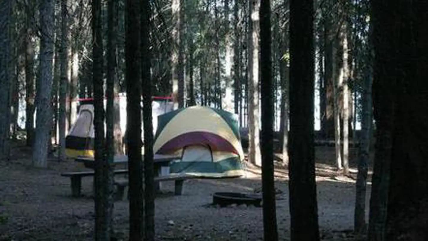 Sunset - Lake of the Woods (OR) campground in Oregon