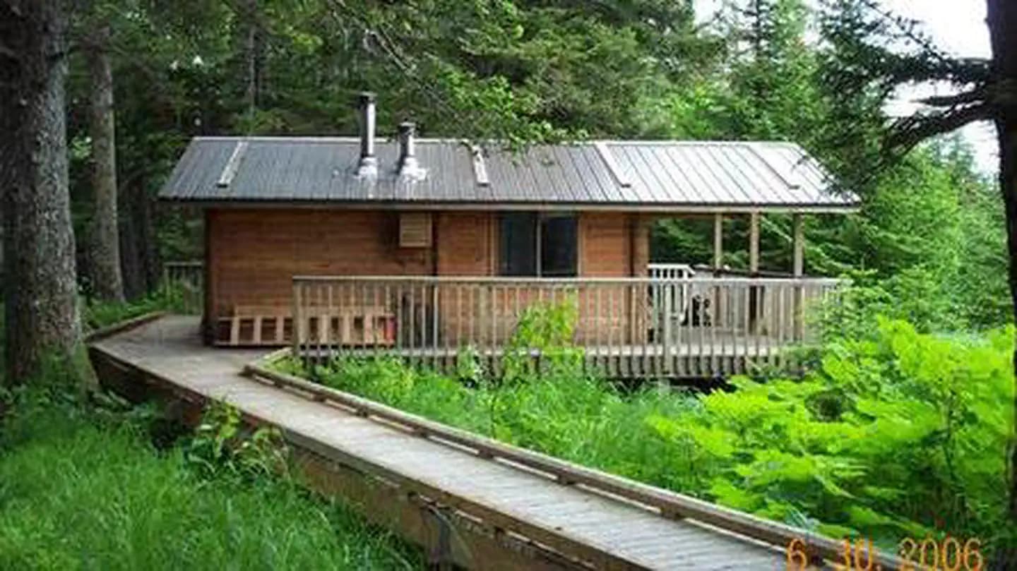 GREEN ISLAND CABIN campground in Alaska