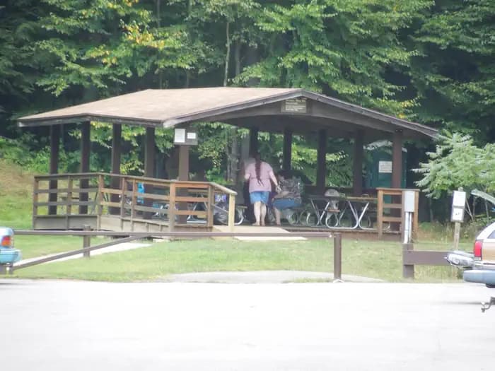 Stoughton Pond Rec Area campground in Vermont